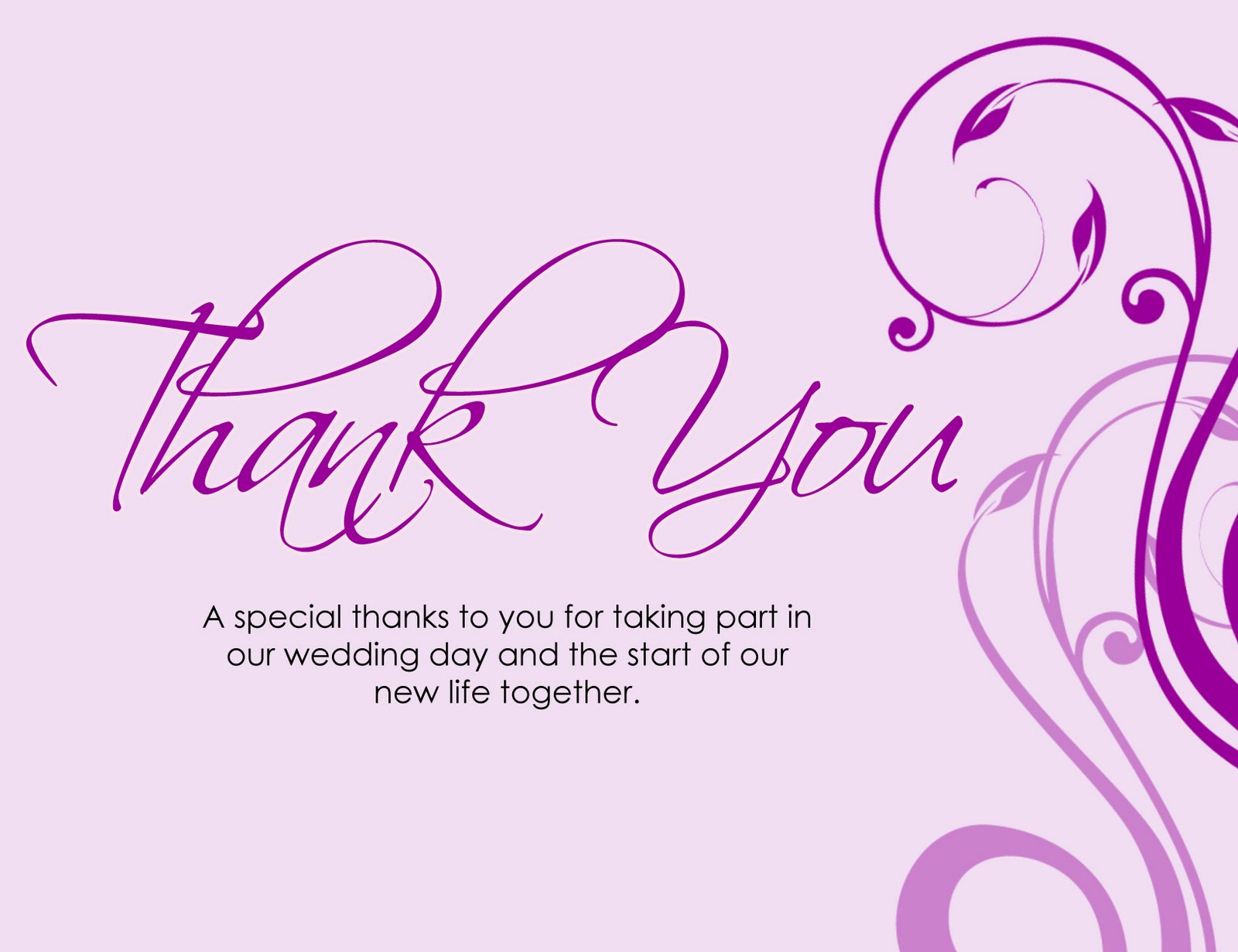 Wedding thank you card wording should maintain etiquette